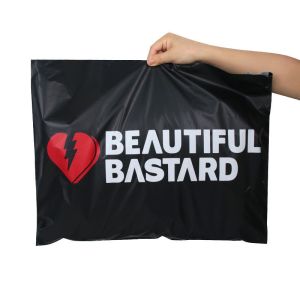 China Black Waterproof Mailing Bags Biodegradable PLA PBAT Bag Customized wholesale