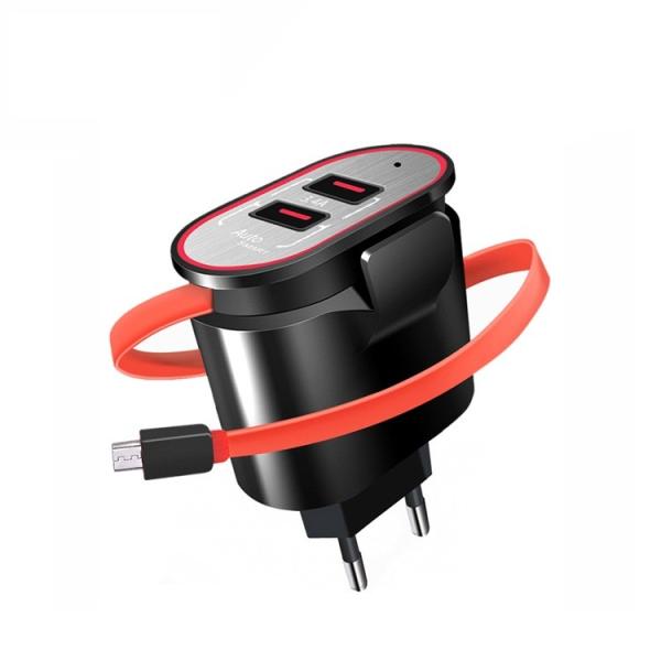 Quality ODM 18w QC 3.0 Fast Wall Charger ,  2 In 1 Multiple Fast Charger With Foldable Lighting for sale
