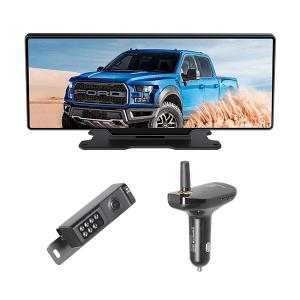 China 12 Inch Touch Screen DVR Reverse Camera Wireless Rearview Mirror AHD Receiver wholesale
