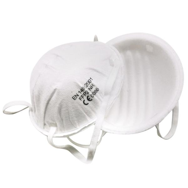 Multi Layered Disposable Dust Mask , Cupped Face Mask Nose Bridge Design