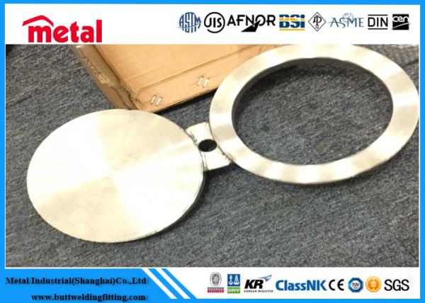 Quality ASTM B564 UNS N08825 Spectacle line blinds Flanges Raised Face for sale