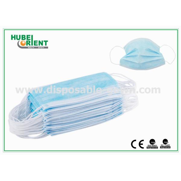 Three Layers Disposable Use Approved EN14683 Surgical Face Mask With Earloop By Non-woven