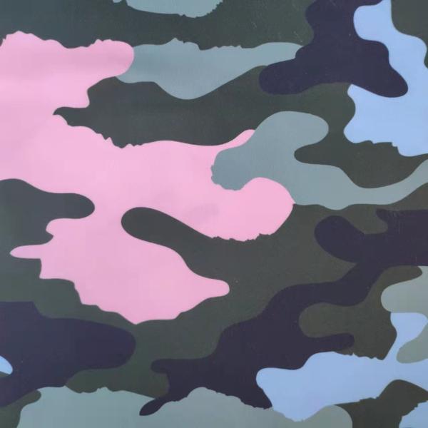 240t Microfiber Sublimation Printed Fabric 120gsm Peached Twill