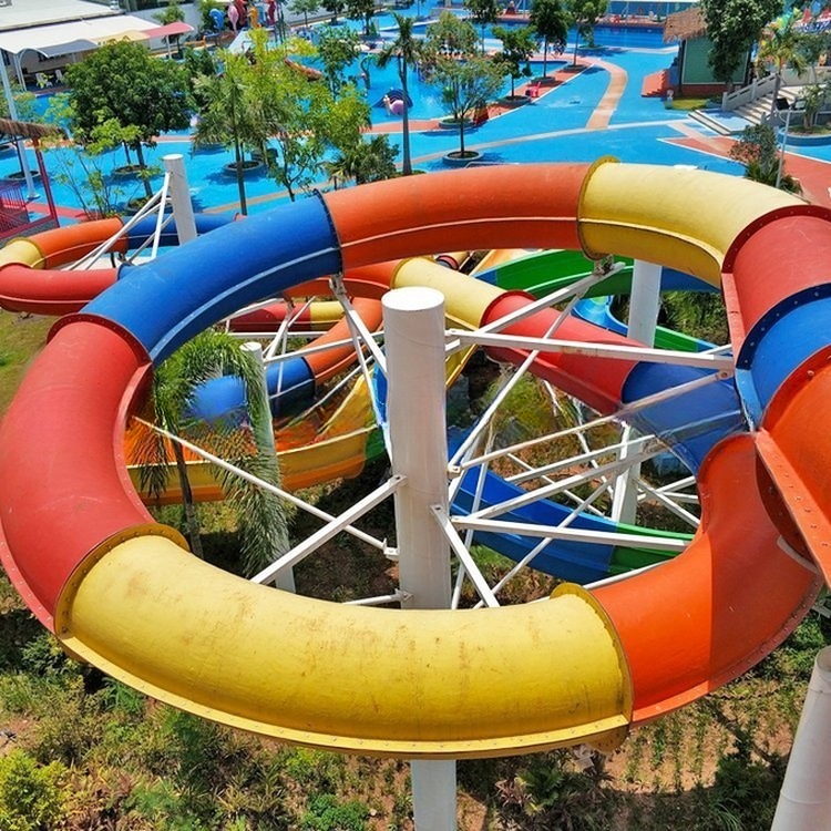 Closed and Open Water Slide for Amusment Park