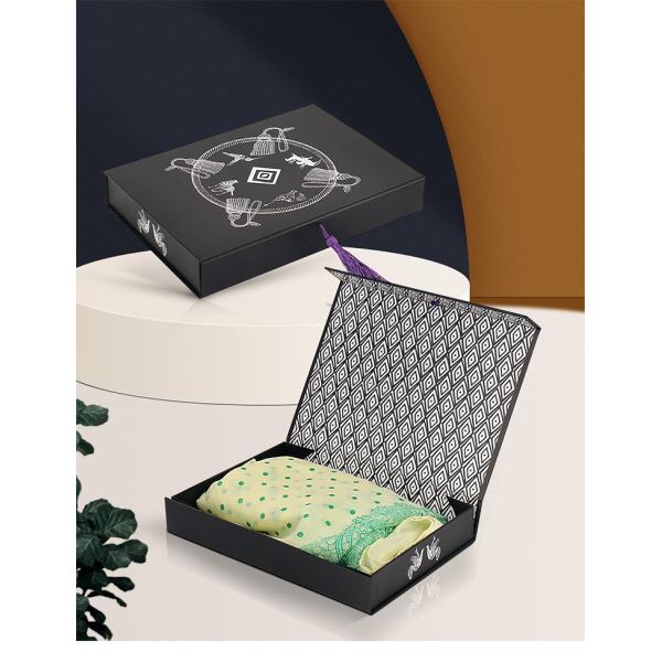 Luxury Fashion Customized Scarf Packaging Box Matte Lamination Offset Printing