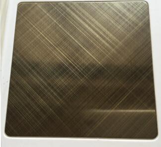 Arc Evaporation PVD Vacuum Plating Machine, SS sheets Brushing TiN Gold Plating, Matt Rose Gold Plating