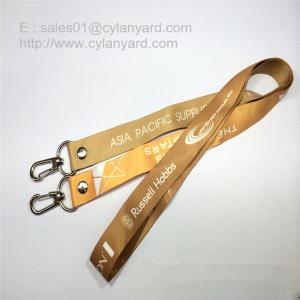 China Double Ends Open Lanyard with Rivet, Two Ends Dye Sub Print open Lanyards wholesale