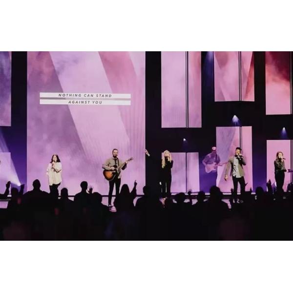 500x1000mm 4.81mm Indoor Led Video Display Panels Easy To Install