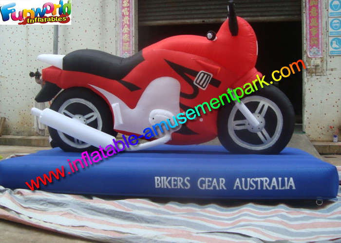 Customized Advertising Inflatables Motorcycle Replica , Inflatable Motorbike