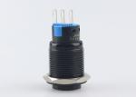 Latching Metal Push Button Switch , 3 Pin Automotive Push Button Switches