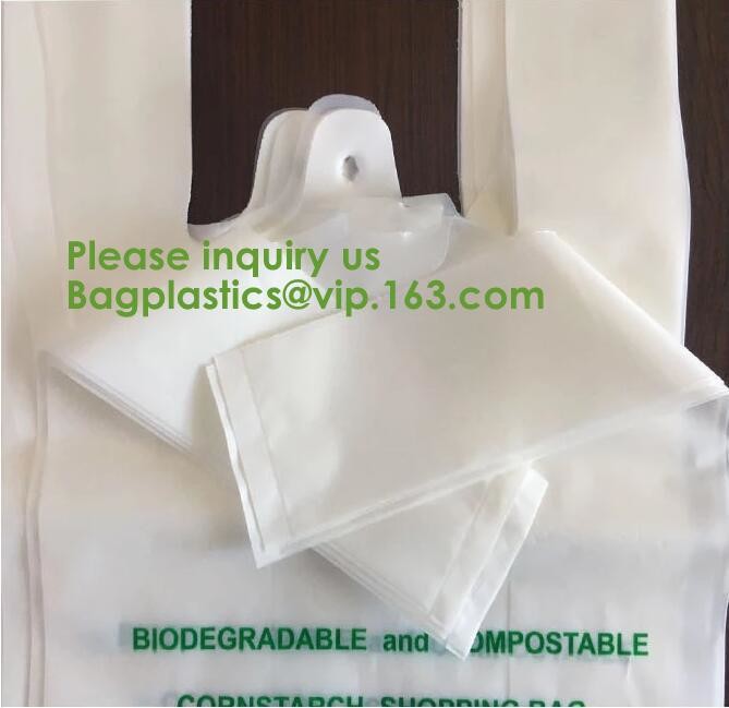Eco Friendly Compostable Dog Poop Bags Shopping Bags Supermarket Shopping Bags T-Shirt Bags Compostable Bags Trash Bags