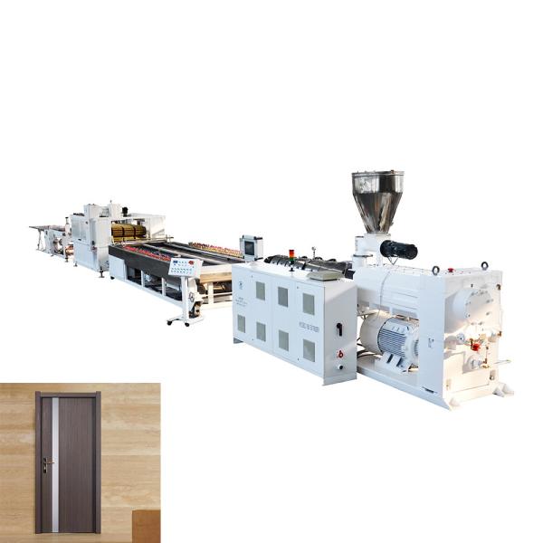 Quality Wpc Board Making Machine 1000mm Width Wpc Door Production Line for sale