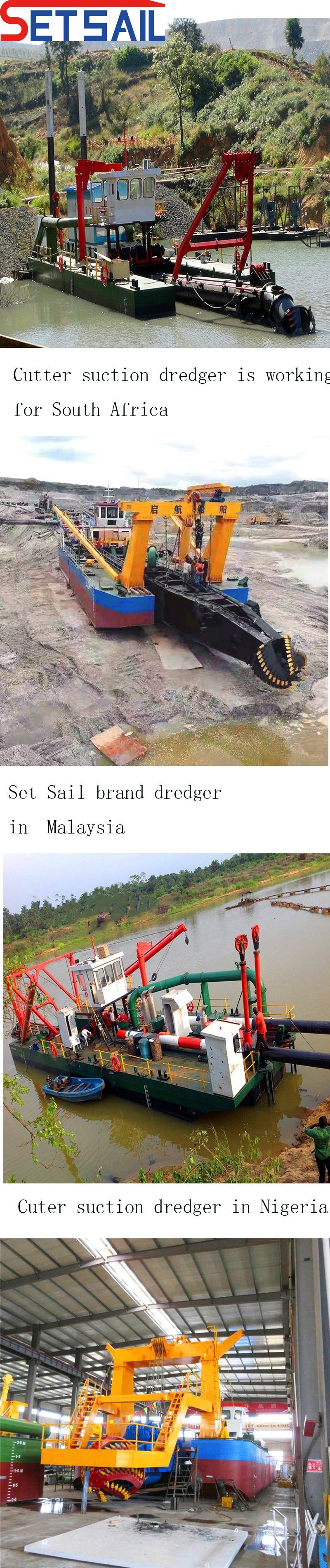Diesel Engine Sand Cutter Suction Dredger for River Mud