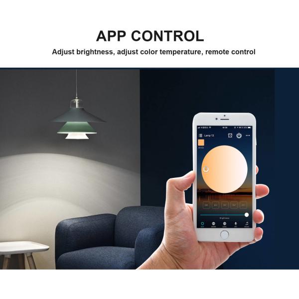 Smart Light Bulbs Bluetooth Voice Control DIY Color And Brightness