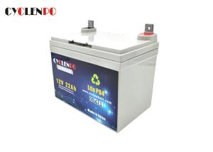 China 22ah 12 Volt Golf Cart Batteries , Deep Cycle Golf Cart Batteries High Energy Density wholesale