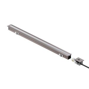 China A2Q0H Directly Illuminated Recessed Strip Light 1000*14*10.3 7.5w/m Triple Color CRI＞90 Plug-in Power Source Support Dimmer wholesale