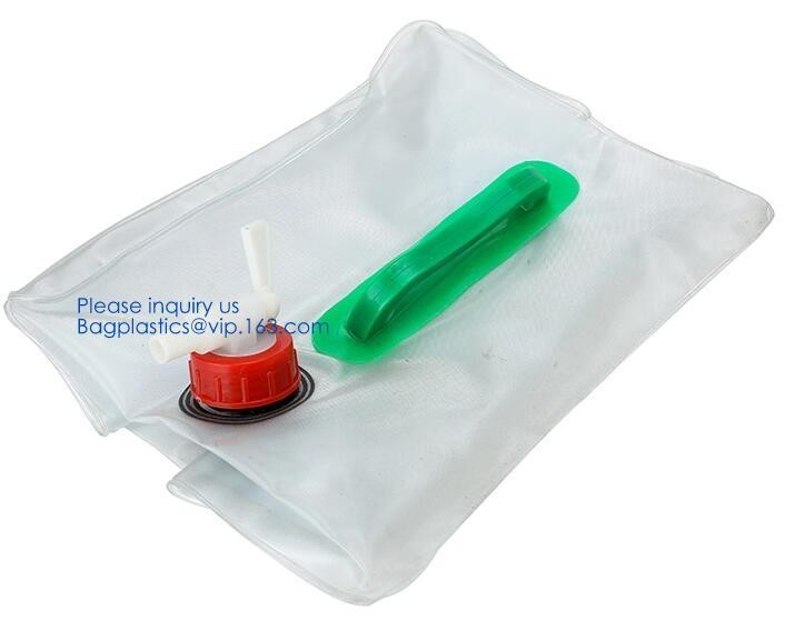 5L BPA Free Collapsible Water Bottle Foldable plastic Water Bag for Promotional/Camping/Climbing/Picnic/BBQ bagease pack