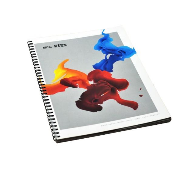Quality OEM Spiral Bound Notebook Printing CMYK Gloss Coated C2S Art Paper for sale
