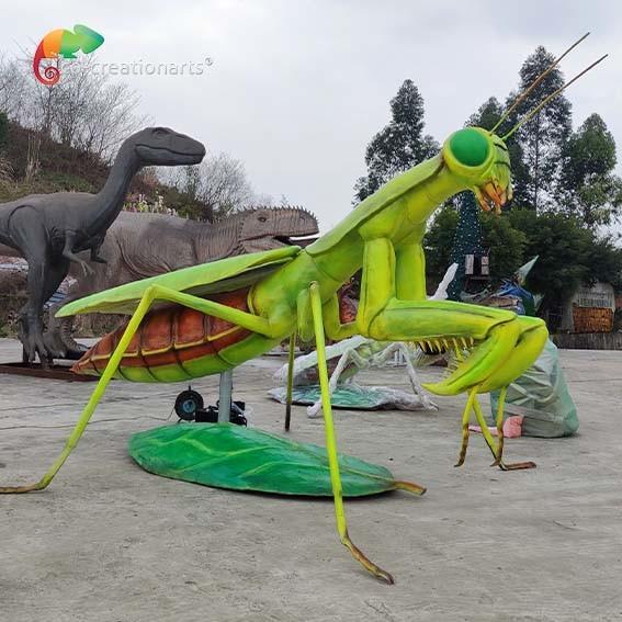 Quality 6M Simulation Animatronic Insects Animatronic Mantis  Playground Equipment for sale