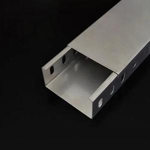 Fire Resistant Galvanized Steel Wall Mount Cable Tray Length 2m 2.44m 3m