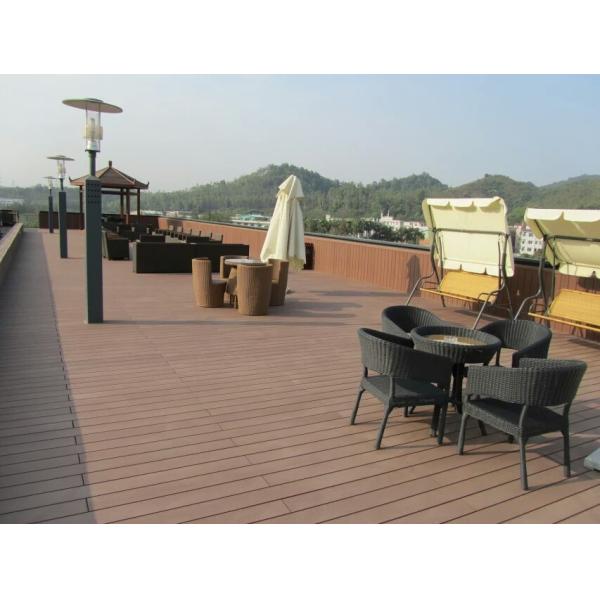 Anti Corrosion 4m Hollow Composite Decking Wood Plastic Composite Panel