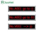 Queue System LED Counter Display 8 Character 150-500 Meters Wireless Distance