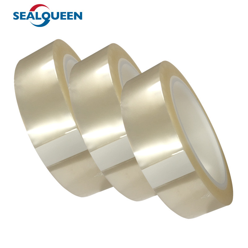 SEAL QUEEN Clear Easy Tear Tape PET Self Adhesive Transparent Tape