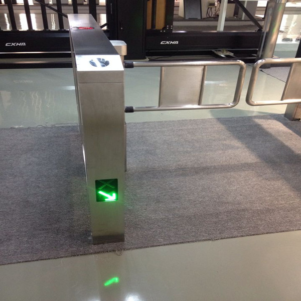 Security Pedestrian Swing Gate Barrier / Fast Speed Gate With High Speed