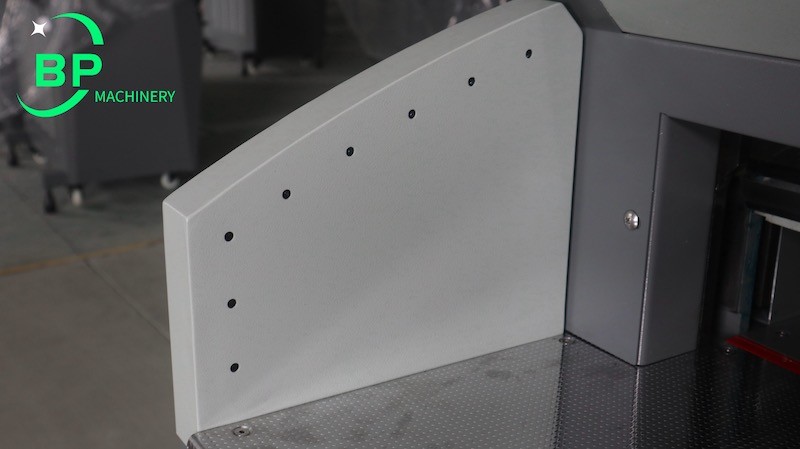 Safety protect for electric paper guillotine 
