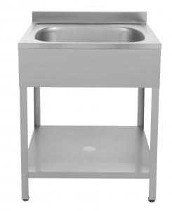 China 80cm Farmhouse Outdoor Stainless Steel Sink Stand One Bowl wholesale