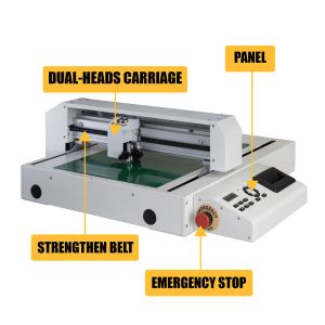 China Mini Desktop Digital Flatbed Cutter With Dragoncut Software MFC4560 wholesale