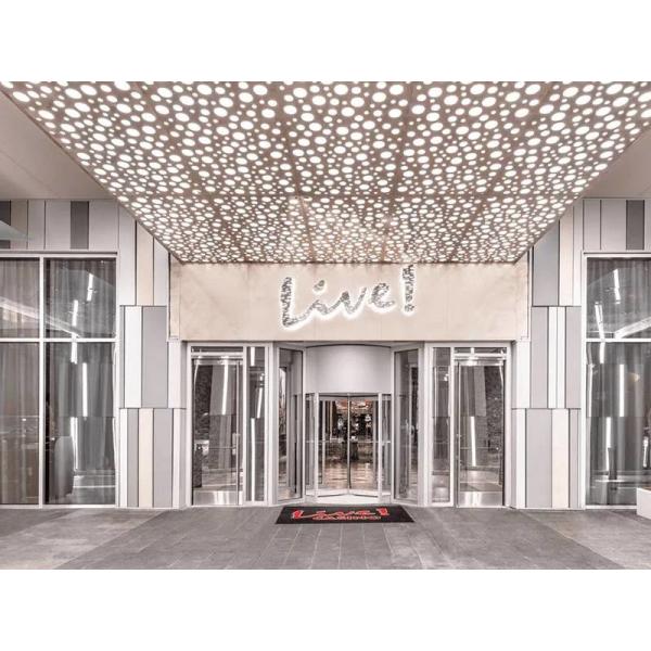 Laser Cut Perforated Metal Panels 1-25mm Thickness Custom Sizes