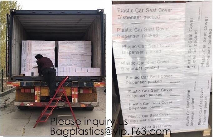 Disposable Plastic Car Cover with Elastic Band Medium Size, Kit De Protection, Car Clean Kit, car protection disposable