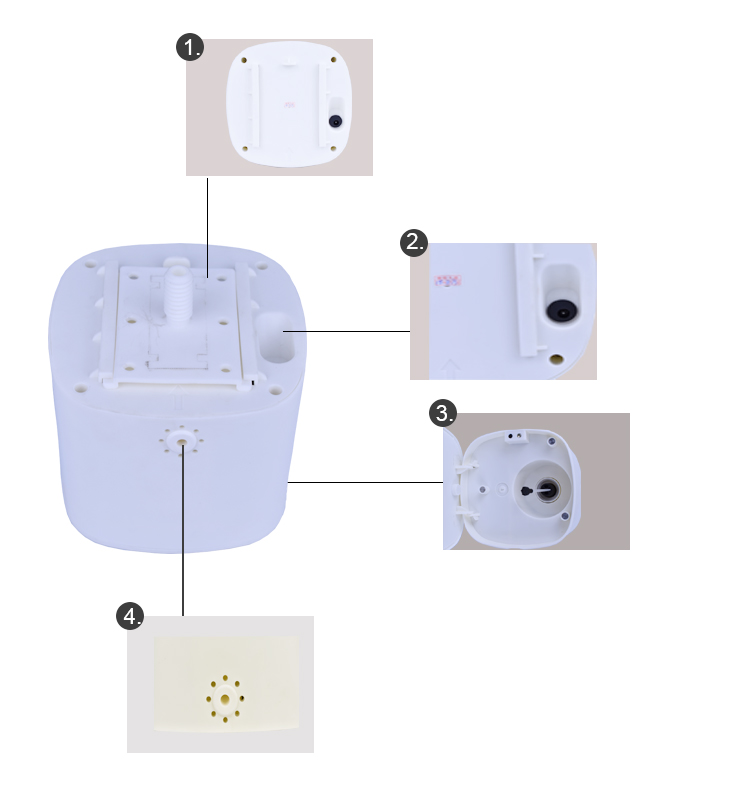 Remote Control Air Aroma Diffuser For Home / Office / Hotel / Bedroom