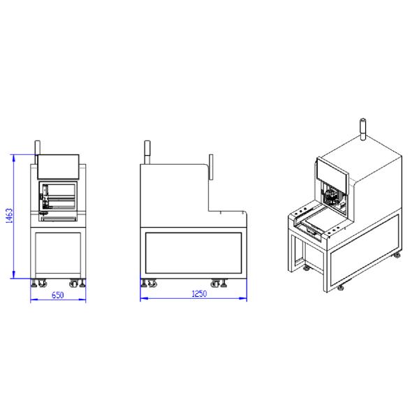 High Speed PCB Depaneling Router Machine with Double Working Platform and Drawer Feeding System for Offline Depaneling