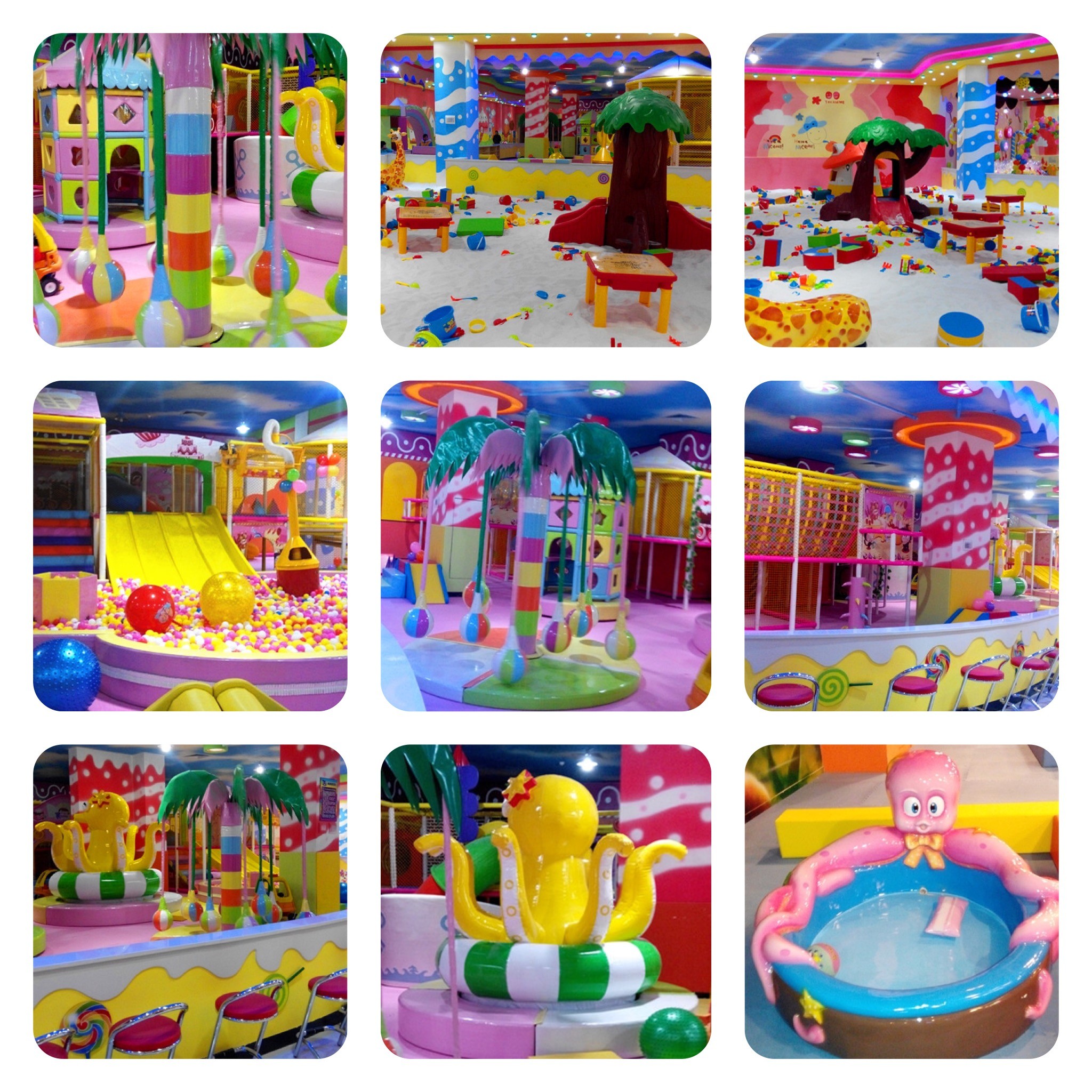 2017 New Design Kids Indoor Playground Kindergarten Funny Indoor Playground