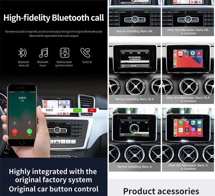 Mercedes Benz Car Video Interface With BECKER Navigation System