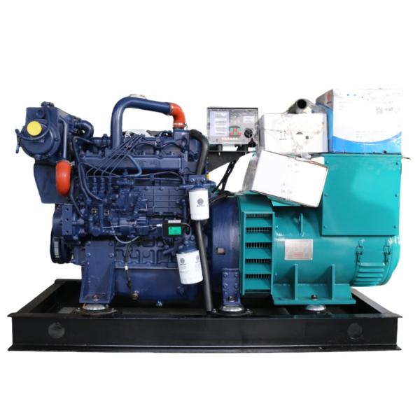 Quality 50/60HZ Frequency 100KW/125KVA Weichai Marine Diesel Generator Water Cooled Method for sale