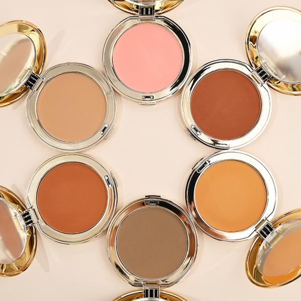 Natural Makeup Compact Powder Pressed Powder Compact Makeup Foundation Powder Customized Private Logo