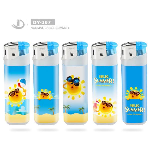 Customizable Cigarette Electric Lighter with Plastic Wrapped Sticker 's Best