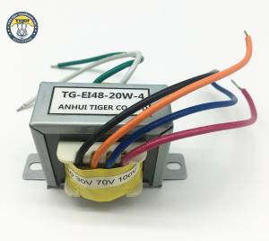 High Efficiency EI Power Transformer EI Series Class B Insulation With Cable