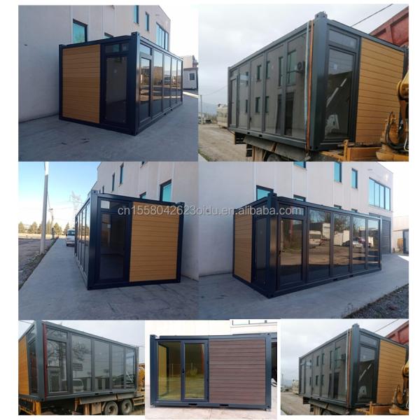 Modern Outdoor Mobile Toilet Cabin with Shower Galvanized Steel Bending and Sandwich Panel Movable Restroom