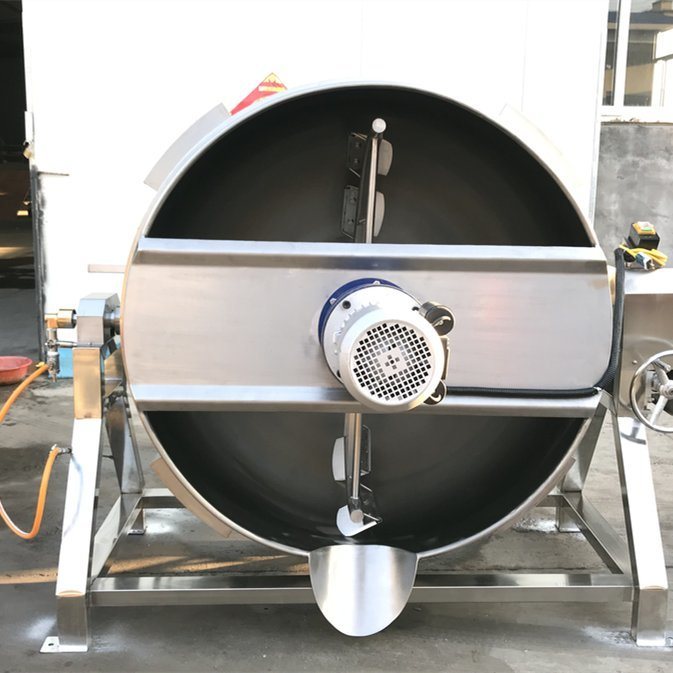 Large Capacity Cooking Pot Automatic Vegetable Cooking Mixer Industrial Meat Cooking Kettle with Factory Price