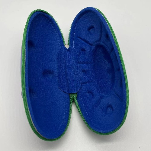 Bespoke Logo Kids Colorful Cartoon Glasses Case Portable sunglasses Leather Pouch