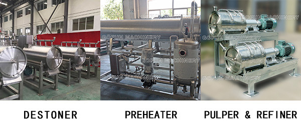 SUS 304 Mango Processing Line 10 T/H Mango Pulp Processing Plant