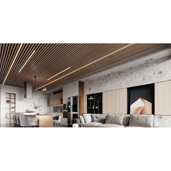 3D Boards Wood Plastic Composite WPC PVC Wall Panel for Household Interior Wall Decor