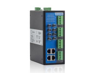 China IEC61850 8-port Managed Ethernet Switches with 4-port RS-232/485/422 on sale