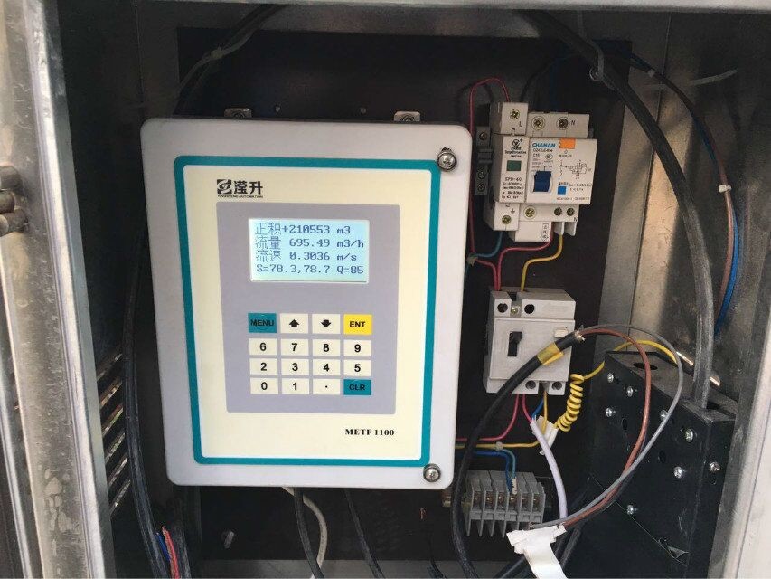 Inserted Type Transit Time Flow Meter TF1100-EI With High Temperature Sensor