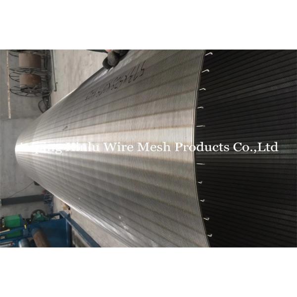 Welding Ring Johnson Wedge Wire Screen Pipe With Point Welding Technique