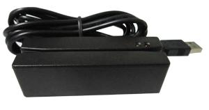 Quality Manual swipe mini triple track magnetic card reader for sale
